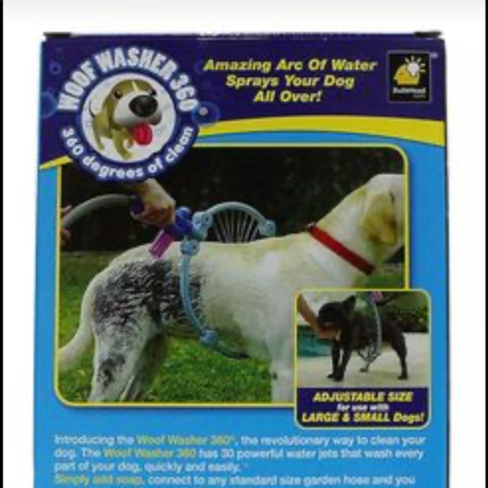 Pets First Dog Shower Woof Washer 360 Degree Adjustable Dog Cleaner